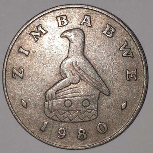1980 - 20 CENT COIN - ZIMBABWE - (Copper-Nickel)